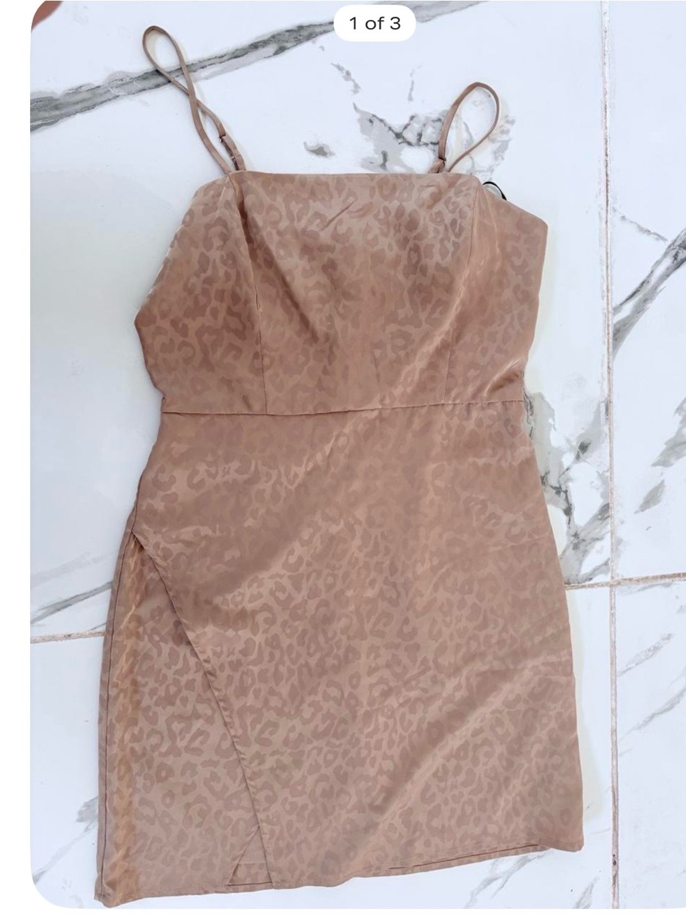 New With Tag Forever 21 Brown Leopard Mini Dress Size Small